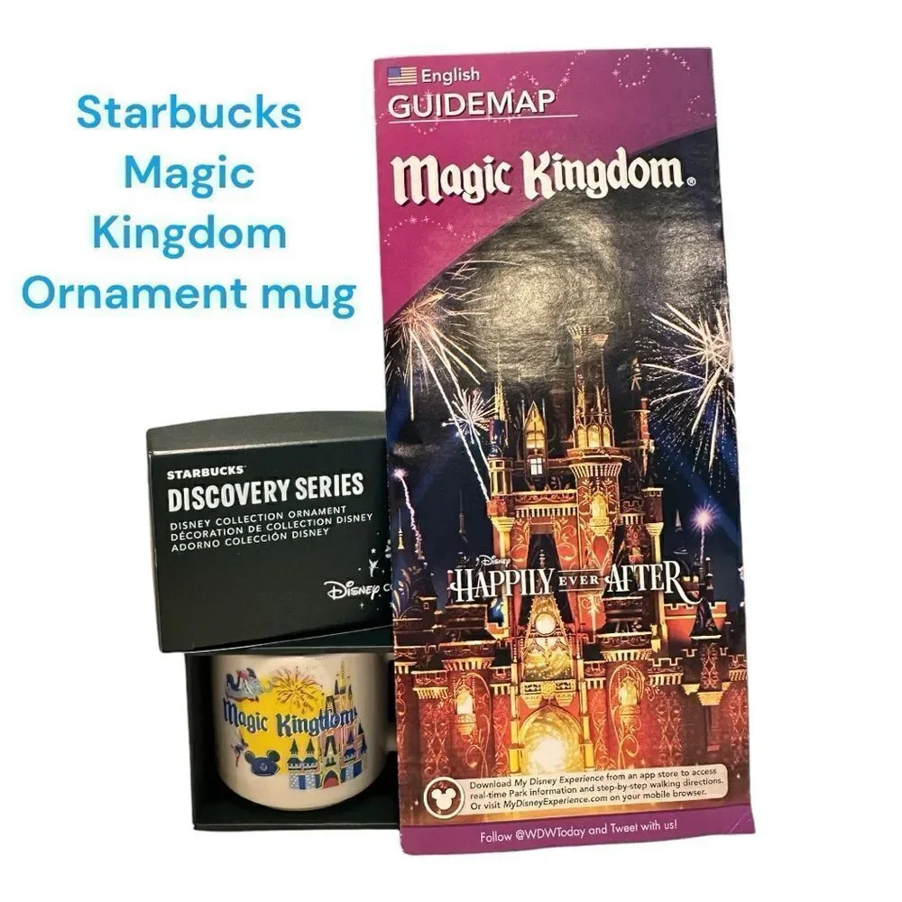 Starbucks Magic Kingdom Disney parks Discovery Series Mug ORNAMENT New